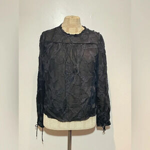 Aritzia Wilfred Lourdes Blouse Black Size Small